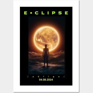 USA Solar Eclipse 2024 Total Solar Eclipse April 4.08.24 Posters and Art